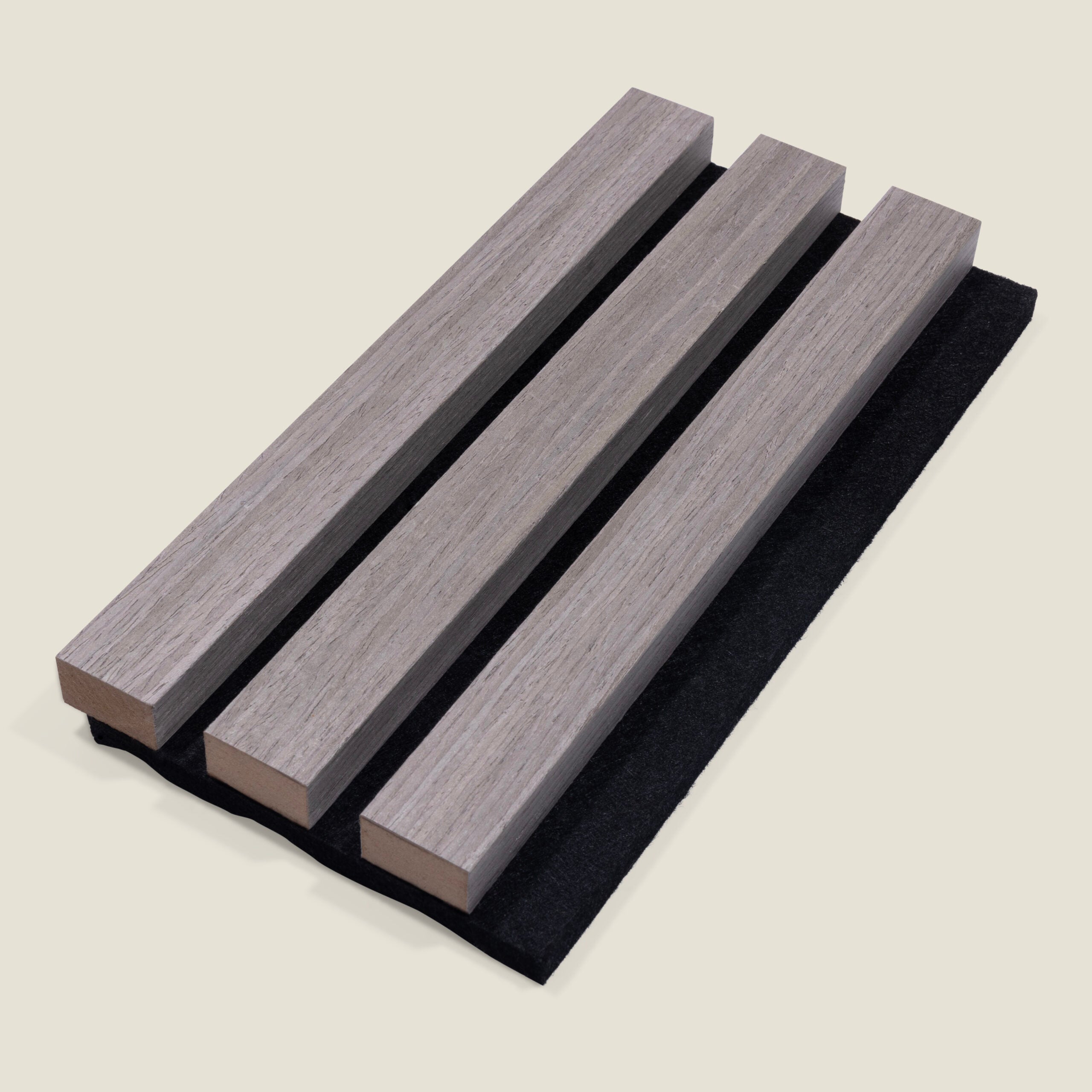 Akupanel Grau Walnuss Holzmuster